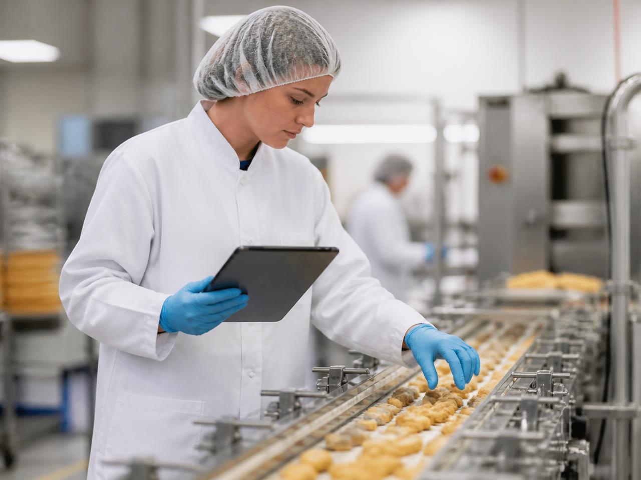 Specialist aan het werk in een technische controleomgeving